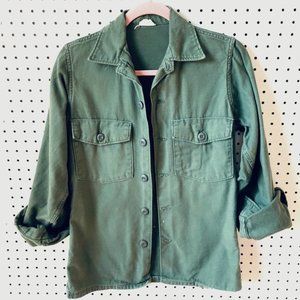 Olive Green Military Jacket S/XS